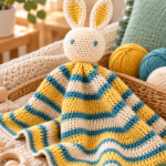 Create an adorable handmade gift with this Crochet Bunny Lovey Pattern!