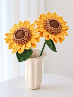 Crochet Sunflower Bouquet Pattern